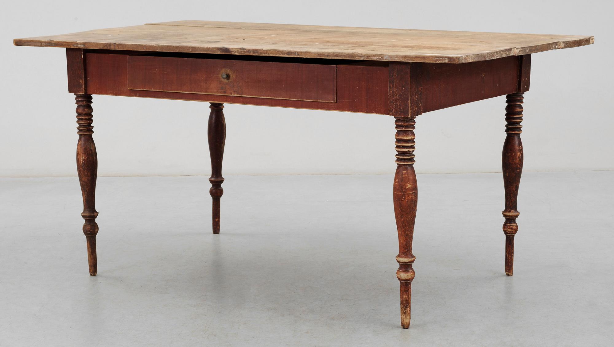 BORD, allmoge, Hälsingland, 1800-talets mitt.