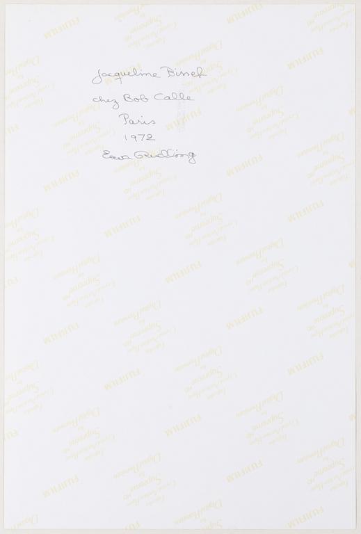 Ewa Rudling, "Jacqueline Bisset, chez Bob Calle".