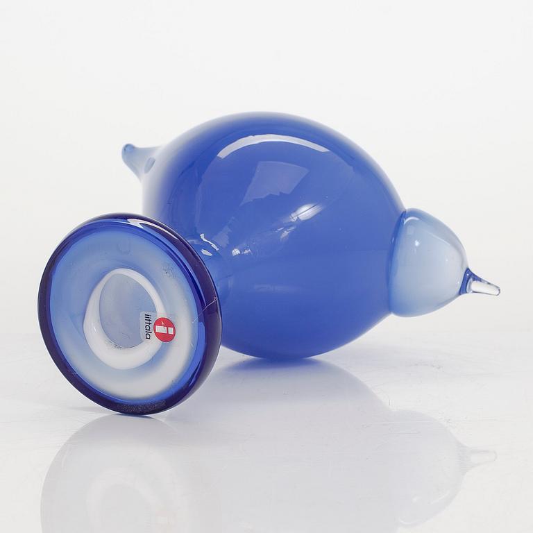 Oiva Toikka, lasilintu, "Suvisirri", signeerattu O. Toikka Nuutajärvi.