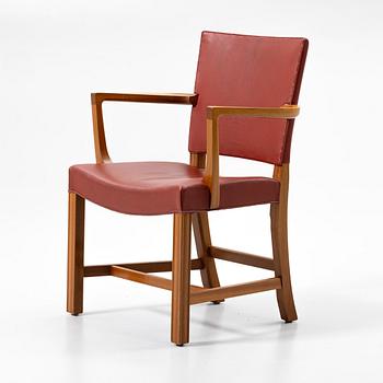 Kaare Klint, Armchair, “The Red Chair”, model 3758A, probably Rud Rasmussen’s Snedkerier, Denmark.