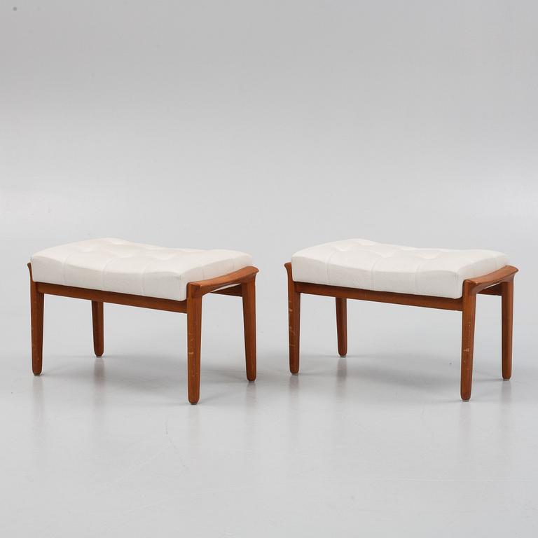 Footstools, a pair, Bröderna Andersson.