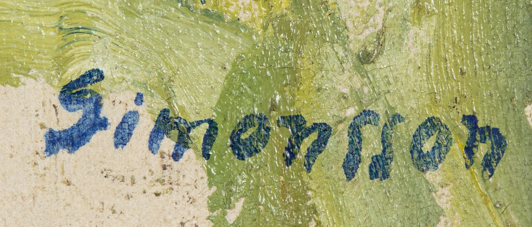 Birger Simonsson, olja på duk, signerad.