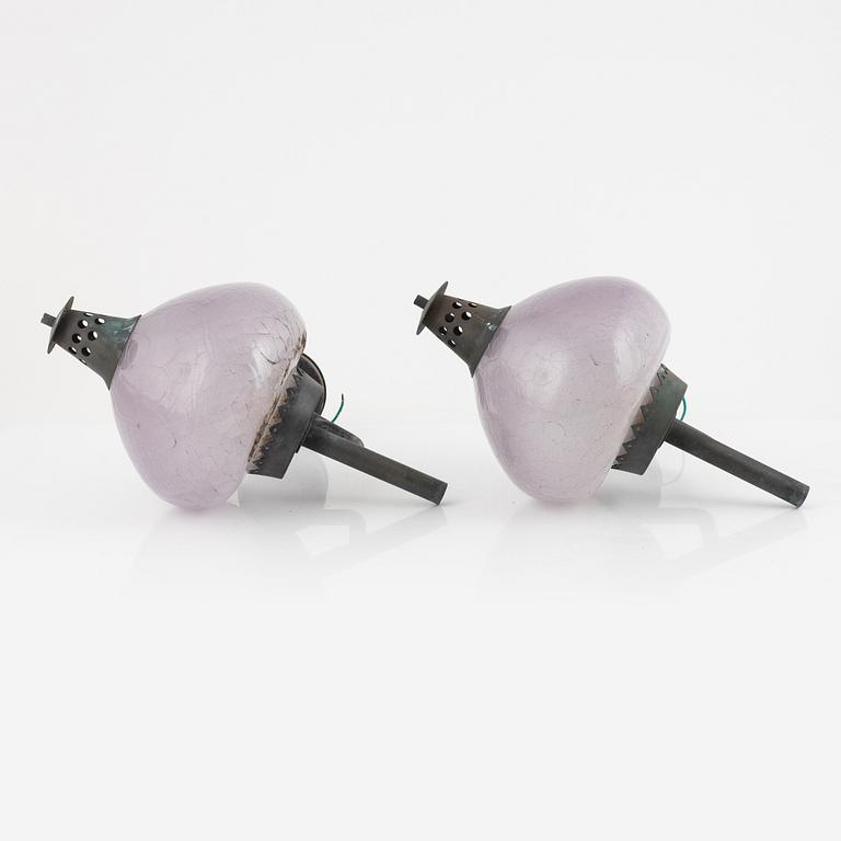 Hans-Agne Jakobsson, wall lamps, a pair, model S1591, Hans-Agne Jakobsson AB, mid-20th century.