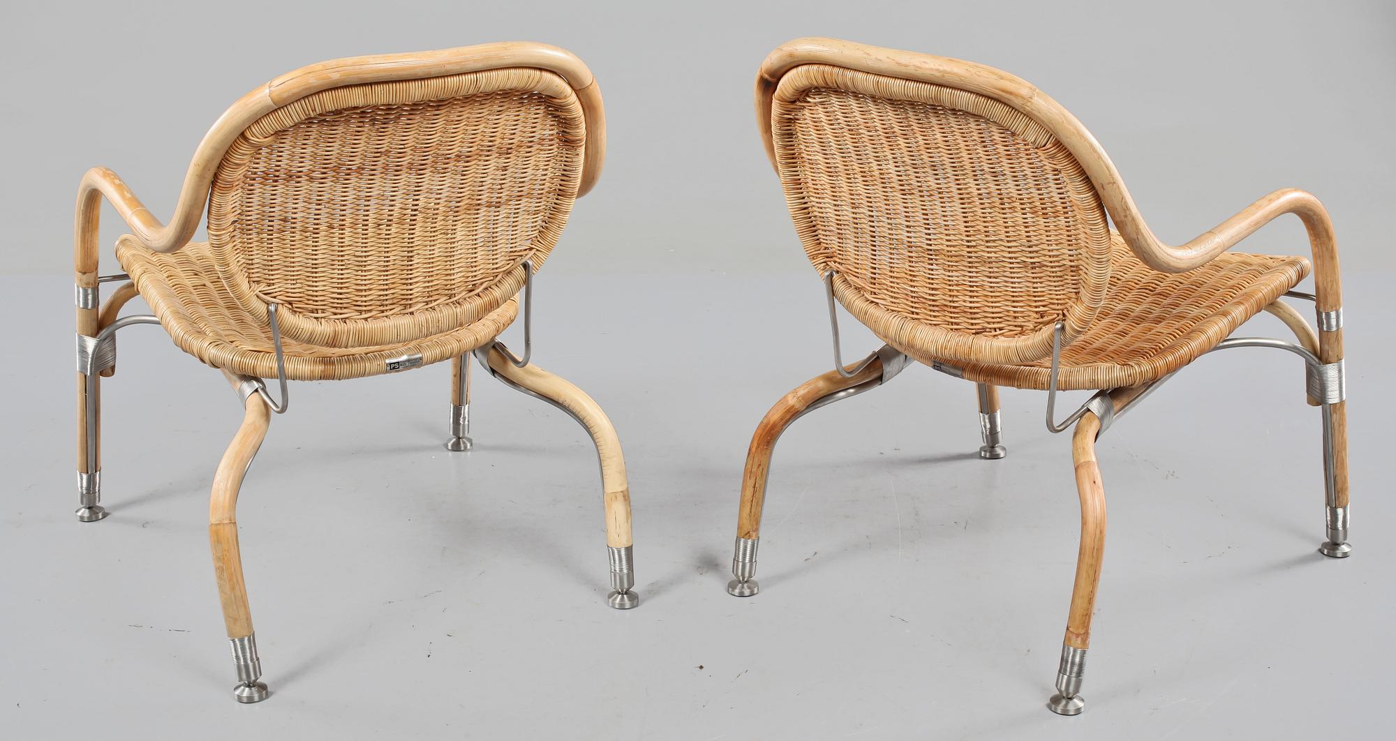 FÅTÖLJER, ett par, Mats Theselius för IKEA PS, 2000-tal.