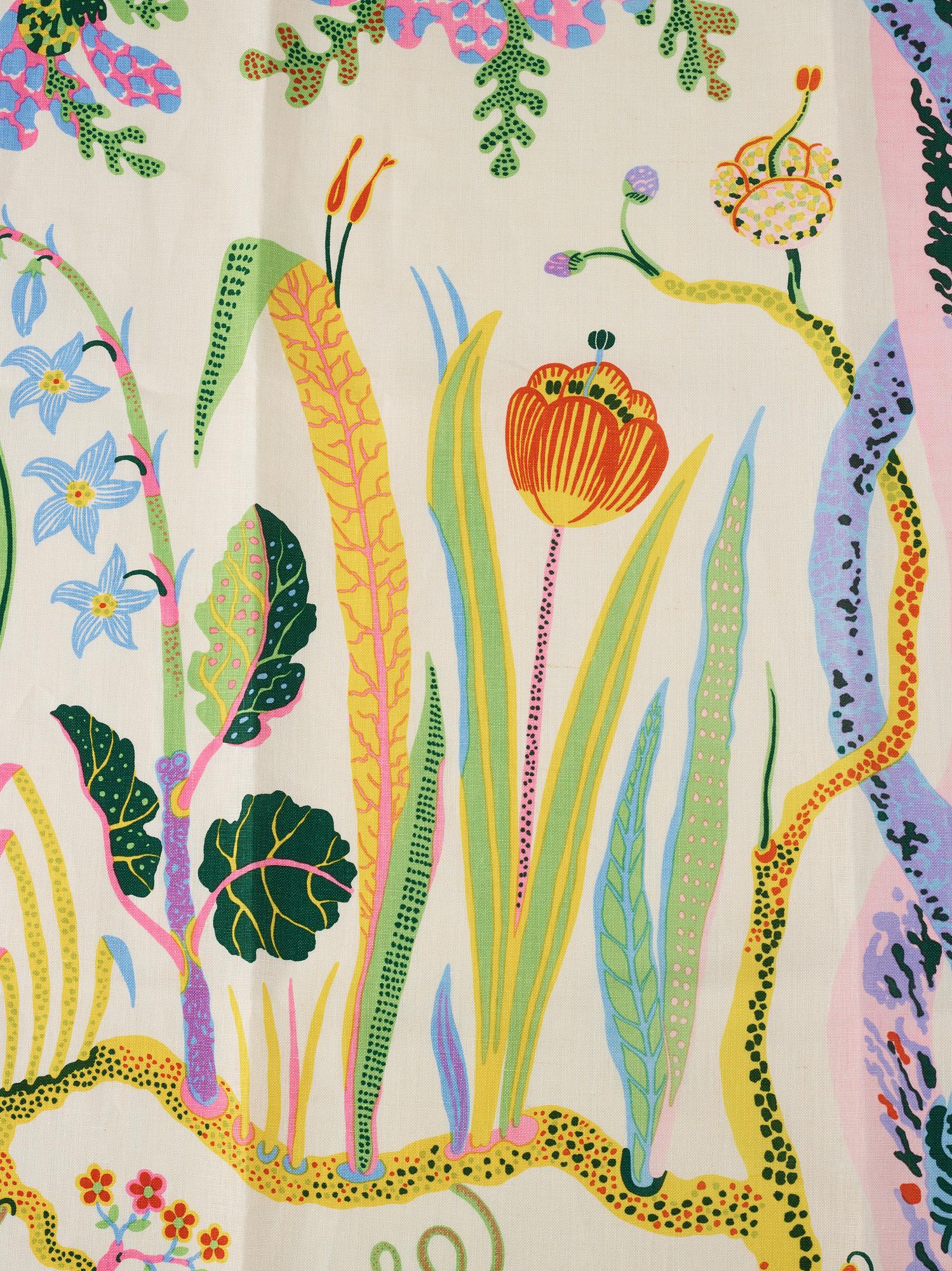 Josef Frank, gardiner, ett par, "Hawaii", Firma Svenskt Tenn.