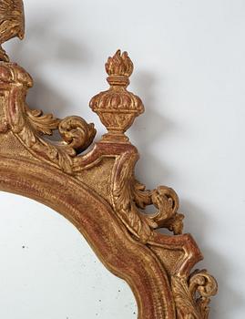 A presumaly German late Baroque mirror, first part of the 18th century.