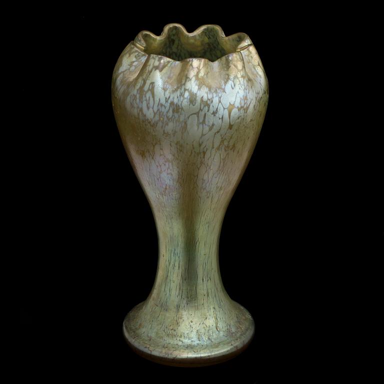 VAS, glas, Glasfabrik Johann Loetz Witwe, sekelskiftet 1800/1900.