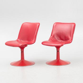 Yrjö Kukkapuro, a pair of "Saturnus" chairs, Hiami, Finland, 1970's.