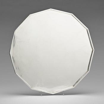 143. Wiwen Nilsson, a sterling tray, Lund, Sweden 1961.