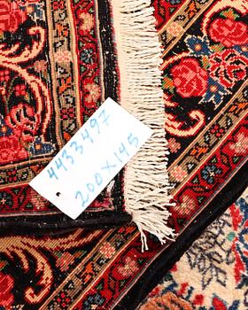 A Bidjar rug, old, a. 200 x 145 cm.