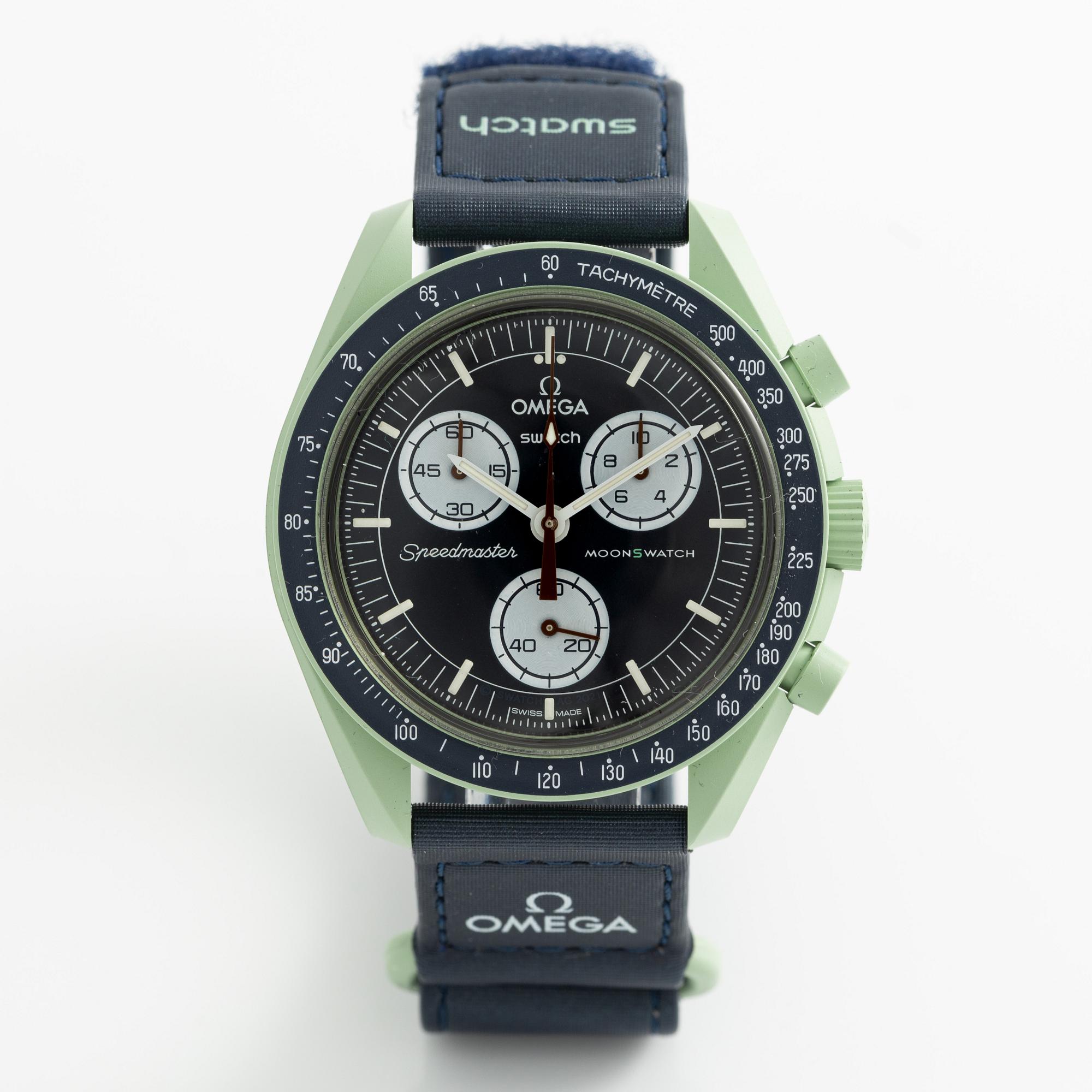 Omega/Swatch, MoonSwatch, "No Reserve", collection of 14 pcs, chronograph, wristwatches, 42 mm.