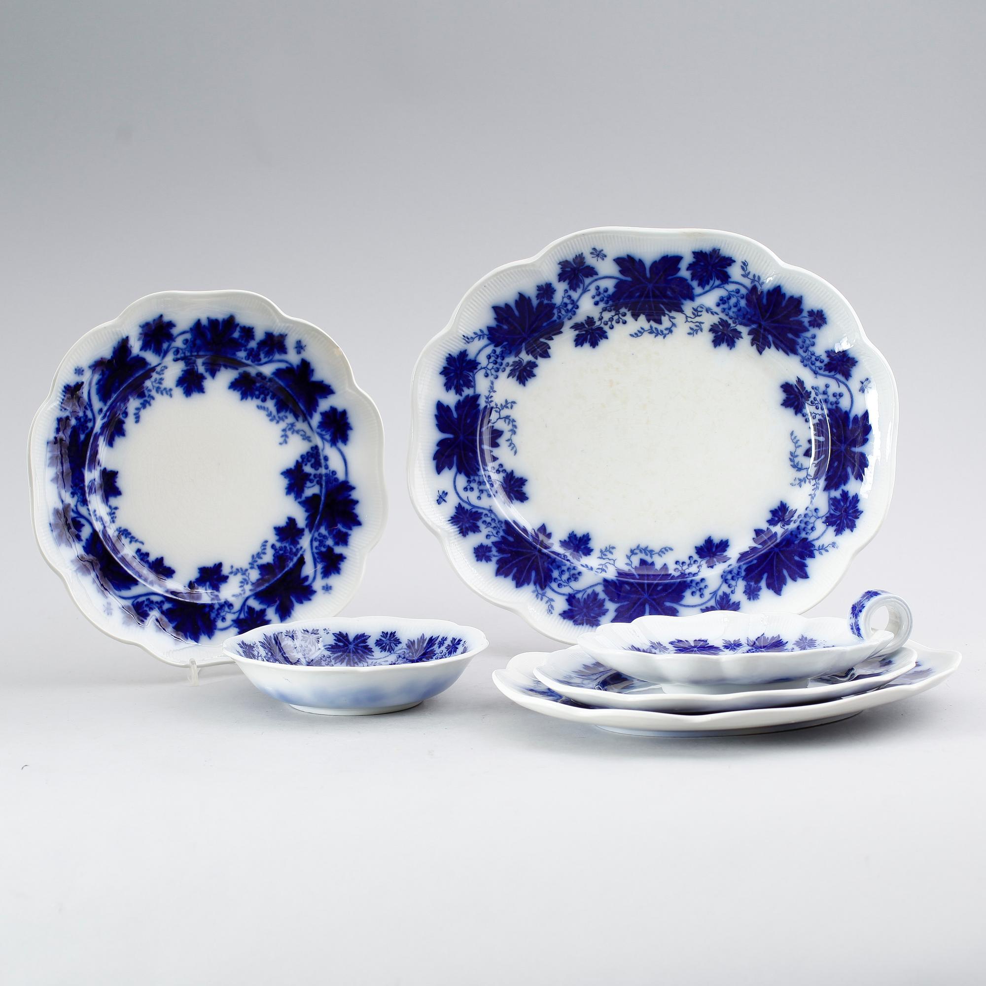 SERVISPORSLIN, 26 delar, Vinranka, Gefle.