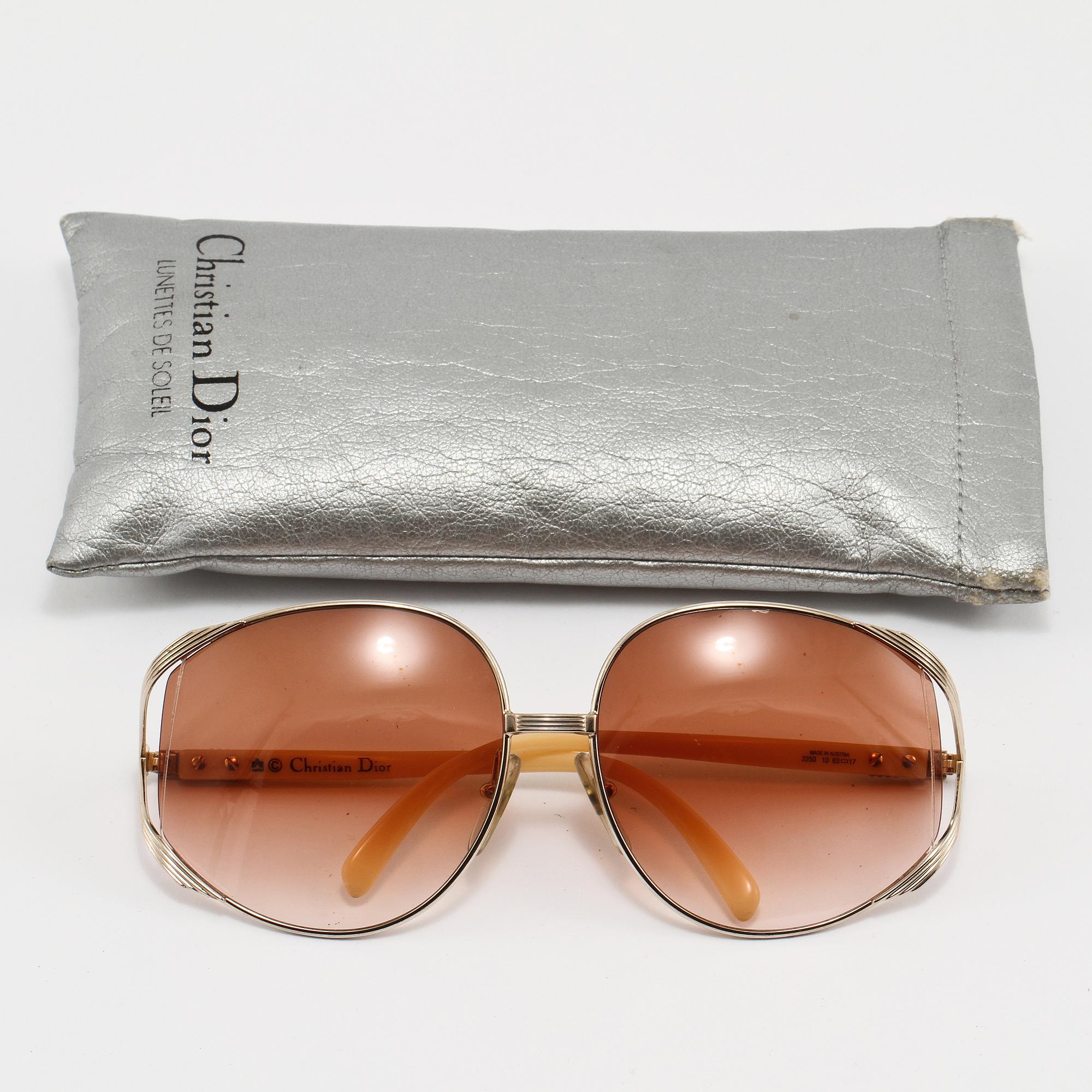 SOLGLASÖGON, Christian Dior, 1900-talets fjärde kvartal.