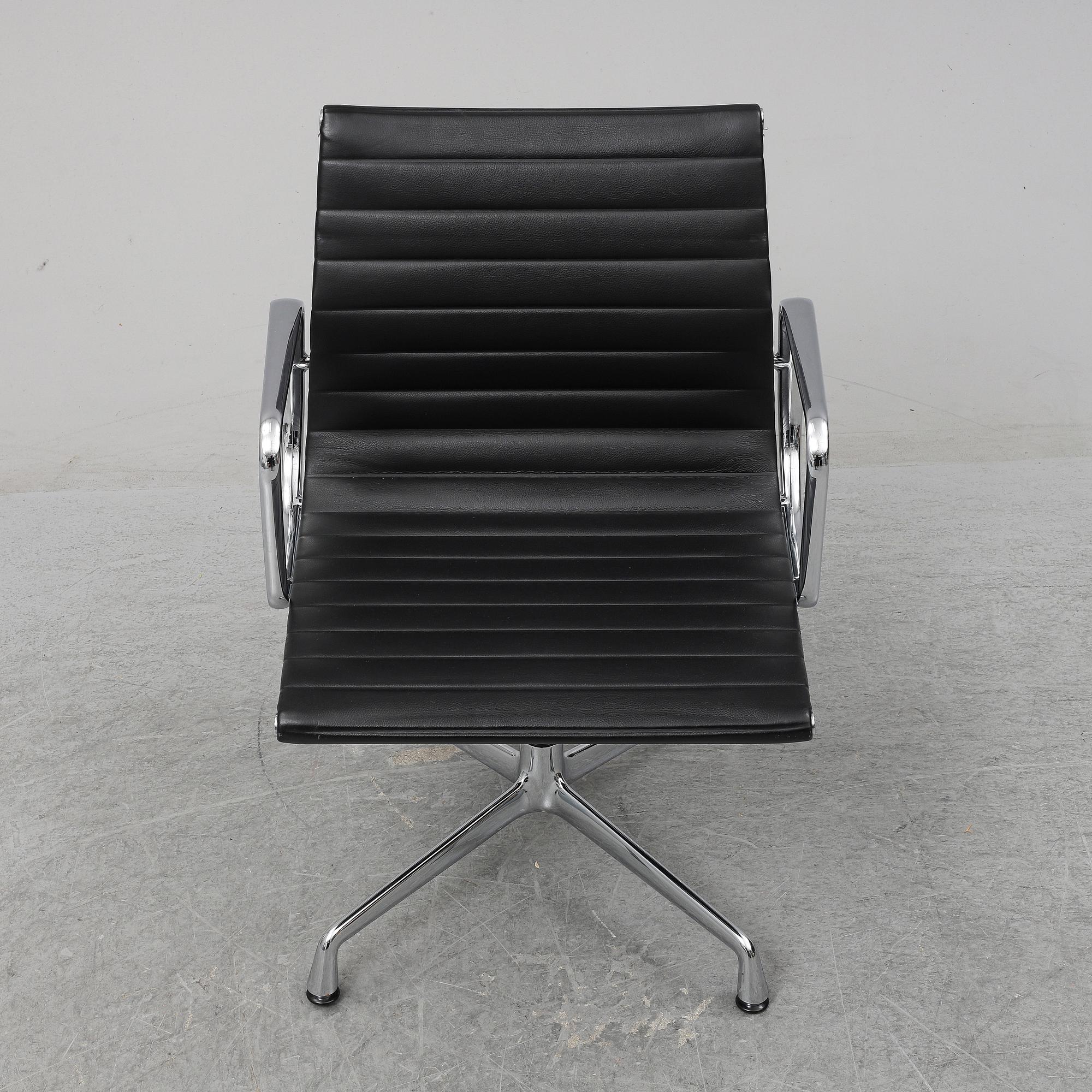 CHARLES AND RAY EAMES, an 'EA 107' desk chair, Vitra, 2010.