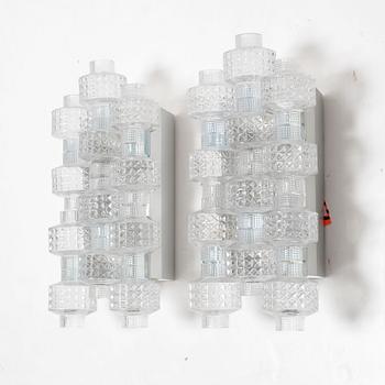 Gert Nyström, a pair of 'Festival' wall lamps, Fagerhults Belysning, second half of the 20th Century.