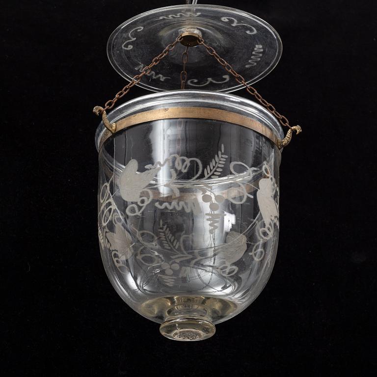 A late 19th century ceiling light.
