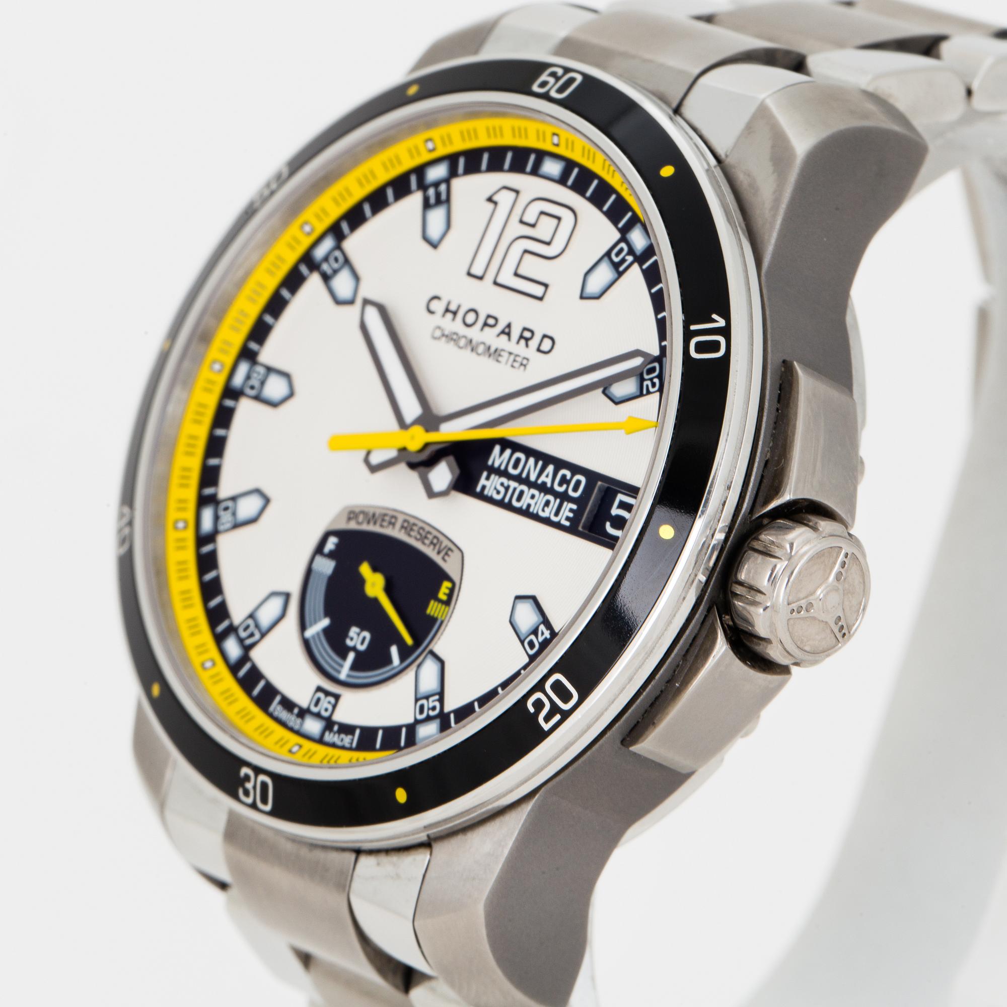 CHOPARD, "Grand Prix de Monaco Historique", Chronometer, wristwatch, 44,5 mm.