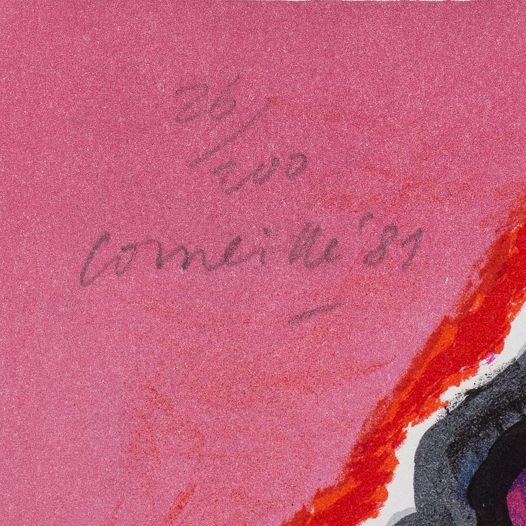 BEVERLOO CORNEILLE, färgserigrafi, signerad och numrerad 26/200, daterad -89.