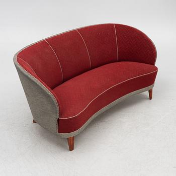 Otto Schulz, attributed to. A sofa, Boet, Gothenburg, 1940's/50's.