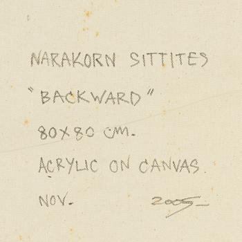 Narakorn Sittites, acrylic on canvas, signed and dated 2005.