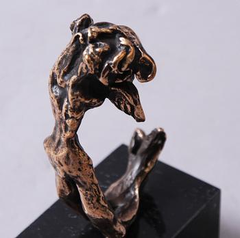 SALVADOR DALI, skulptur, brons, numr 1644. Intyg medföljer.