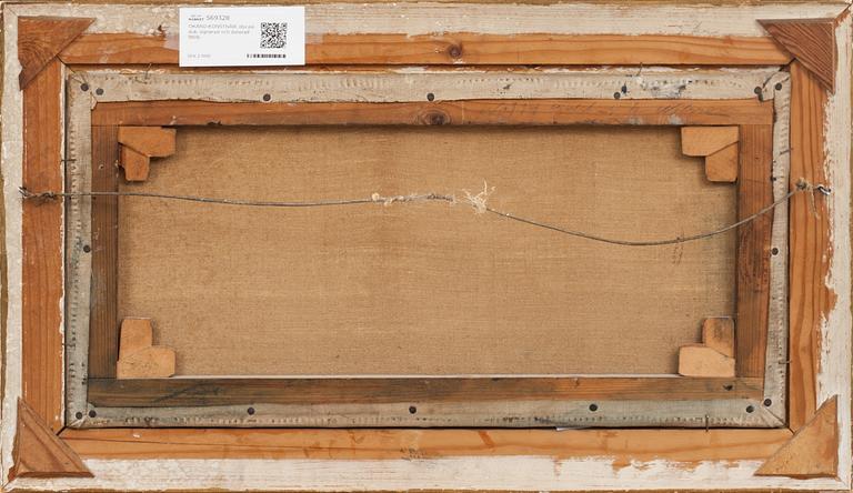 OKÄND KONSTNÄR, olja på duk, signerad och daterad 1909.