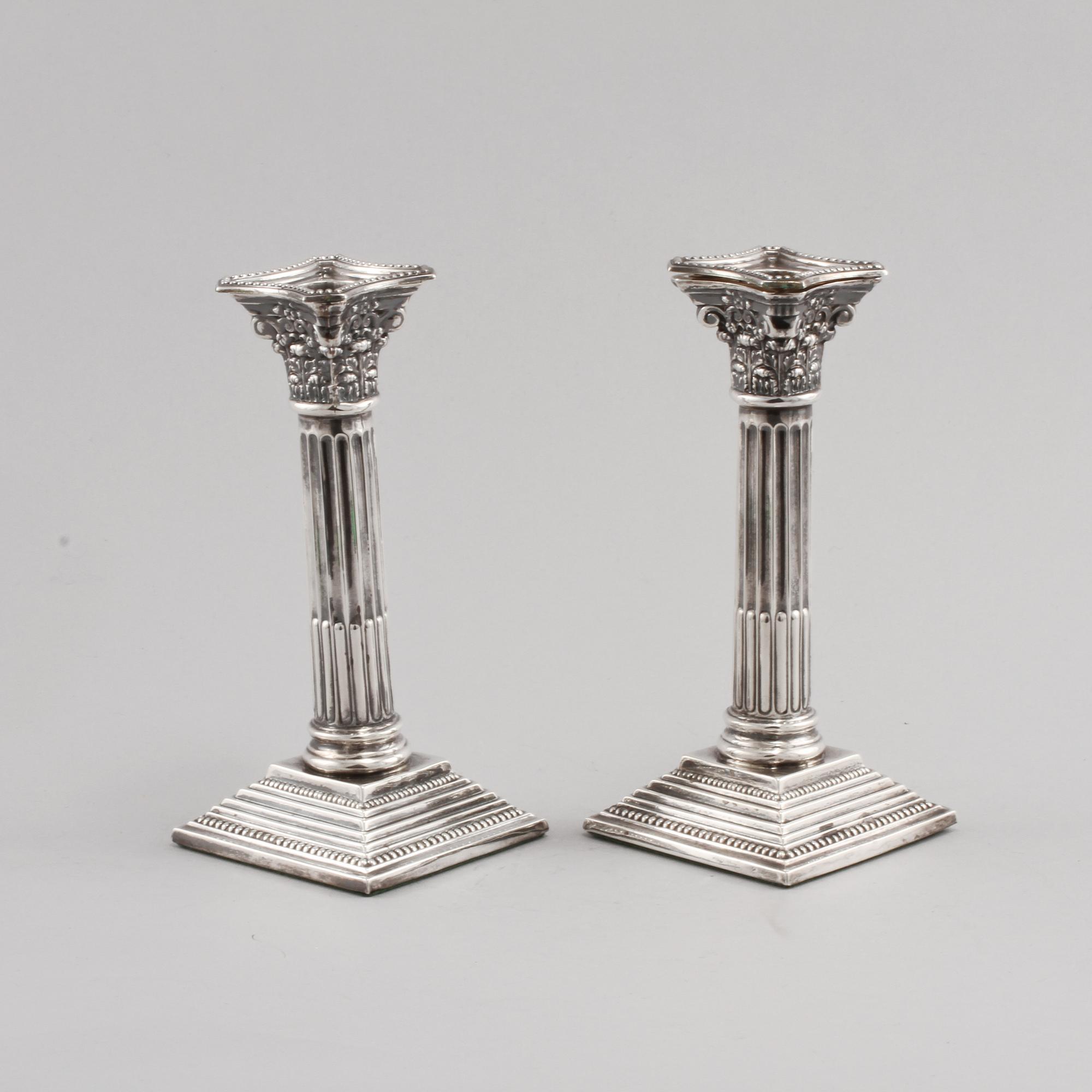LJUSSTAKAR, silver, A Smith, Birmingham, England, 1961.