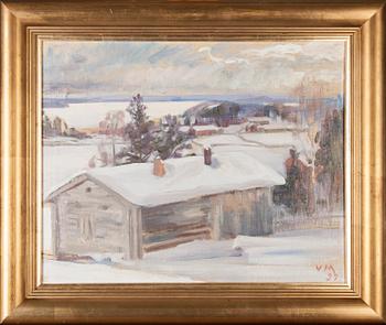 VIVI MUNSTERHJELM, olja på duk, signerad VM, daterad 21.