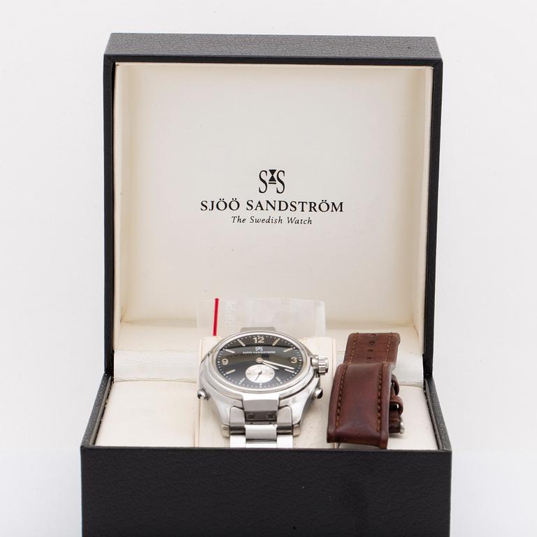 SJÖÖ SANDSTRÖM, Chronolink, wristwatch, 40 mm.