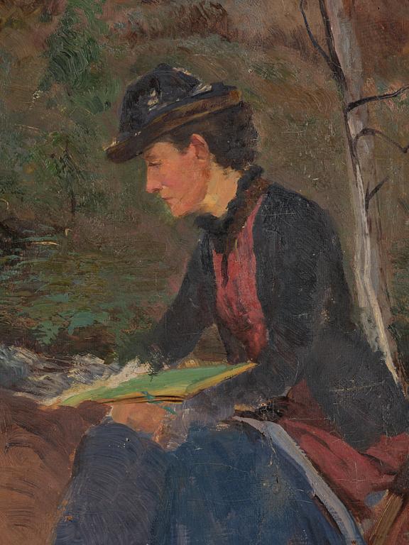 Elisabeth Warling, Female plein air painter.