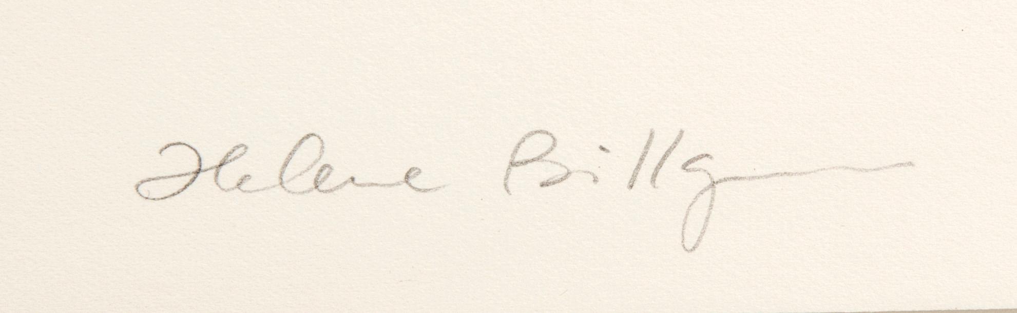 Helene Billgren, färglitografi signerad och numrerad 99/360.