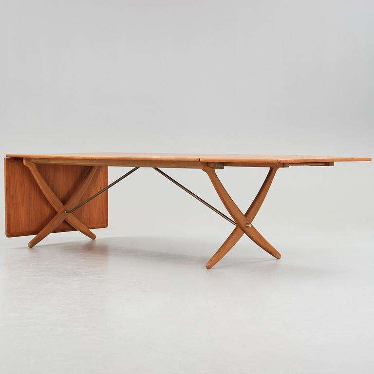 Hans J. Wegner, matbord med klaffar, Andreas Tuck, AT-314, Danmark 1950-60-tal.