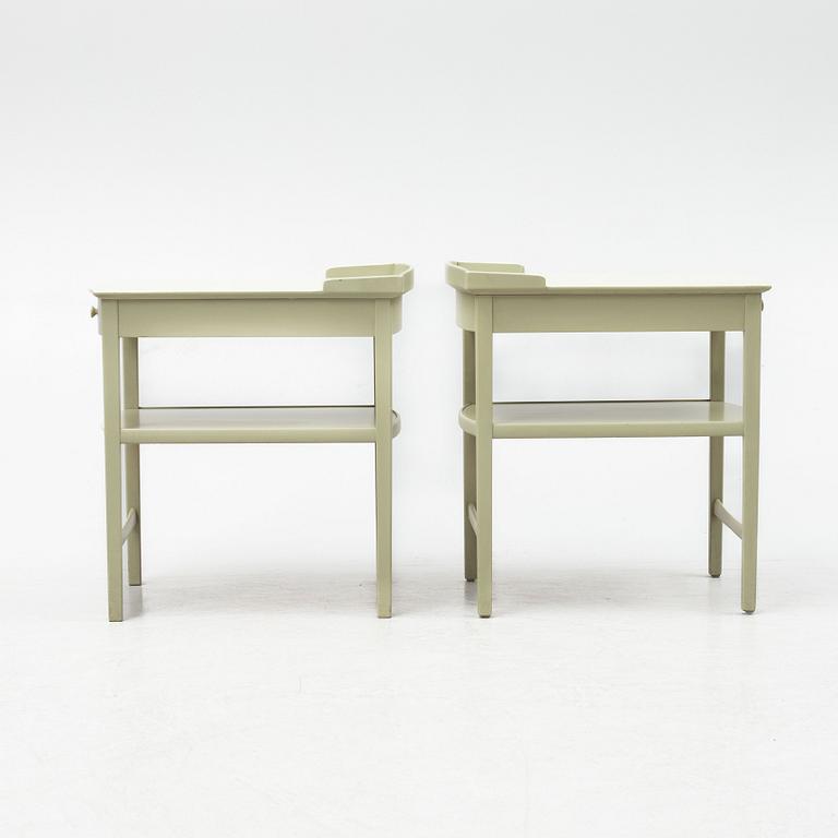 Carl Malmsten, sängbord, ett par, "Birgitta", Bodafors, 1900-talets andra hälft.