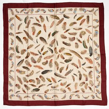 Hermès, sjal, "Plumes".