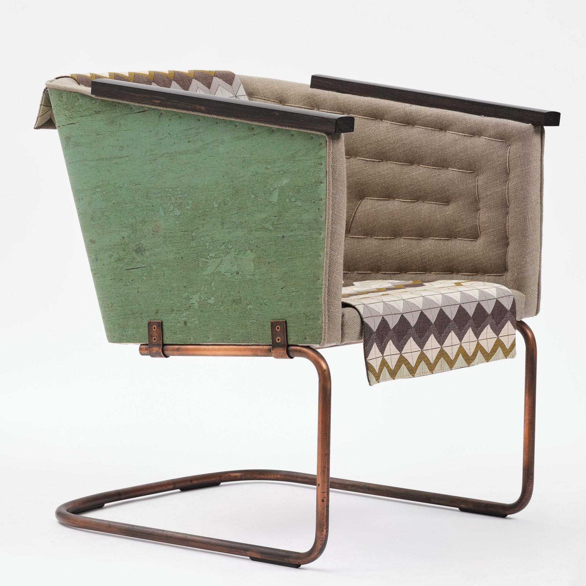 Mats Theselius, an "Hommage à Sigurd Lewerentz" armchair, ed. 3/123, Källemo, Värnamo, post 2012.