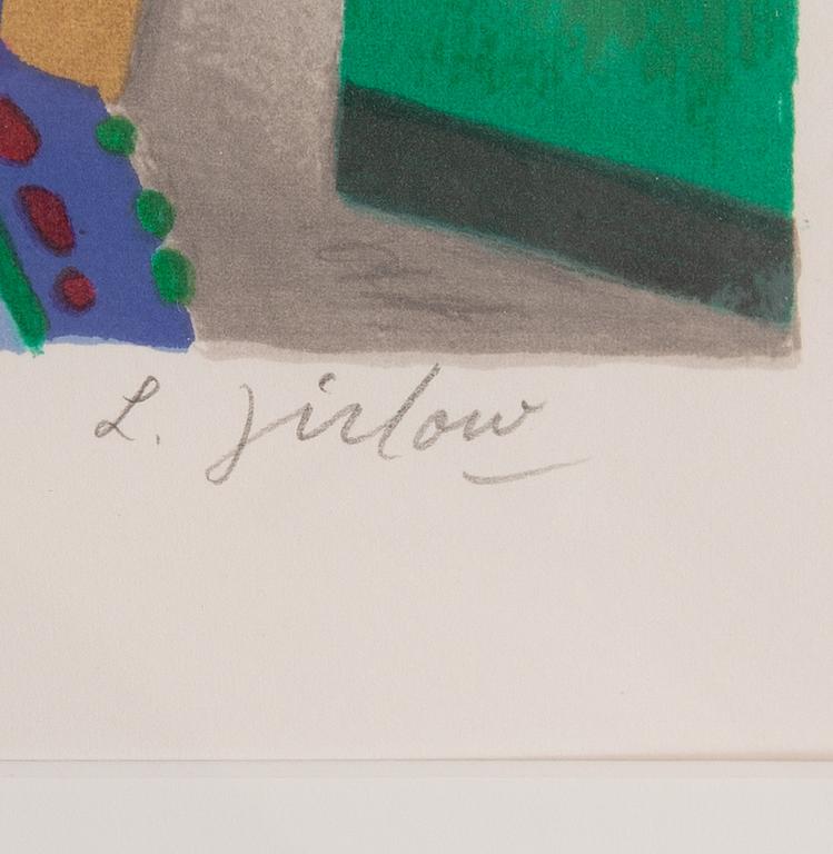 Lennart Jirlow, lithograph in colours, signed 17/275.