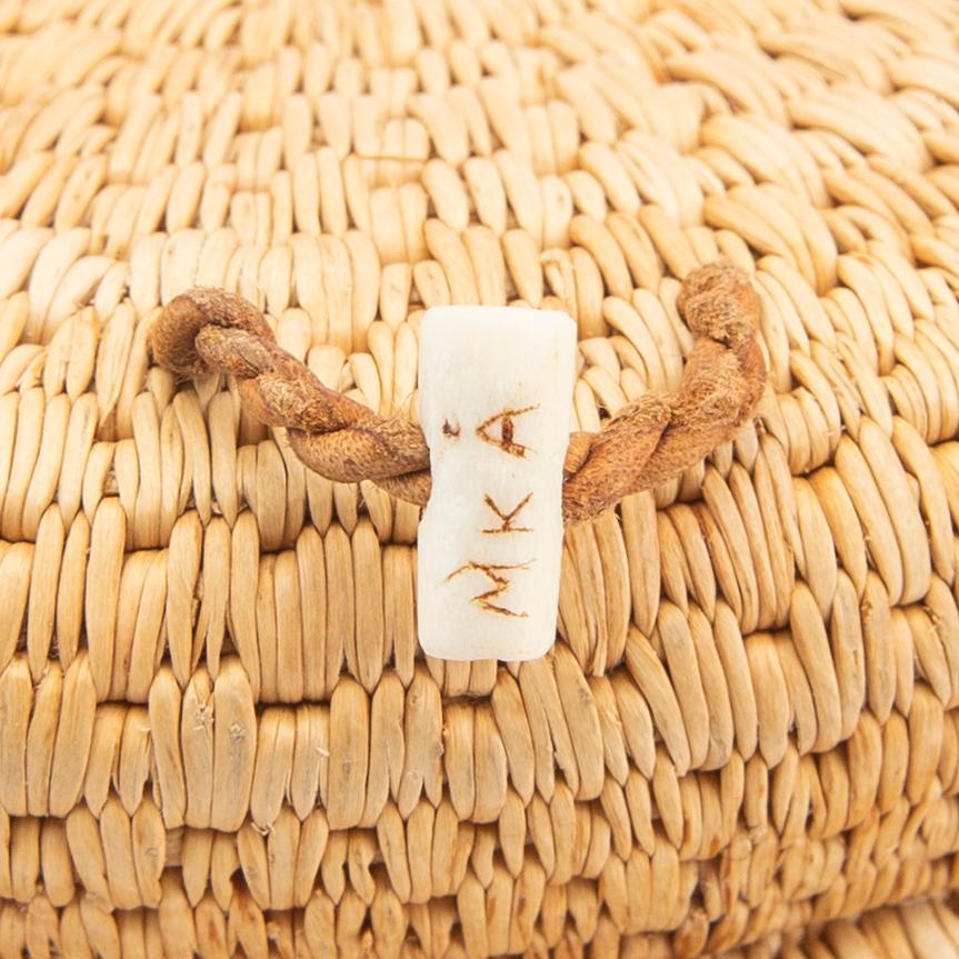 Margit Kitok-Åström, a signed box root work.