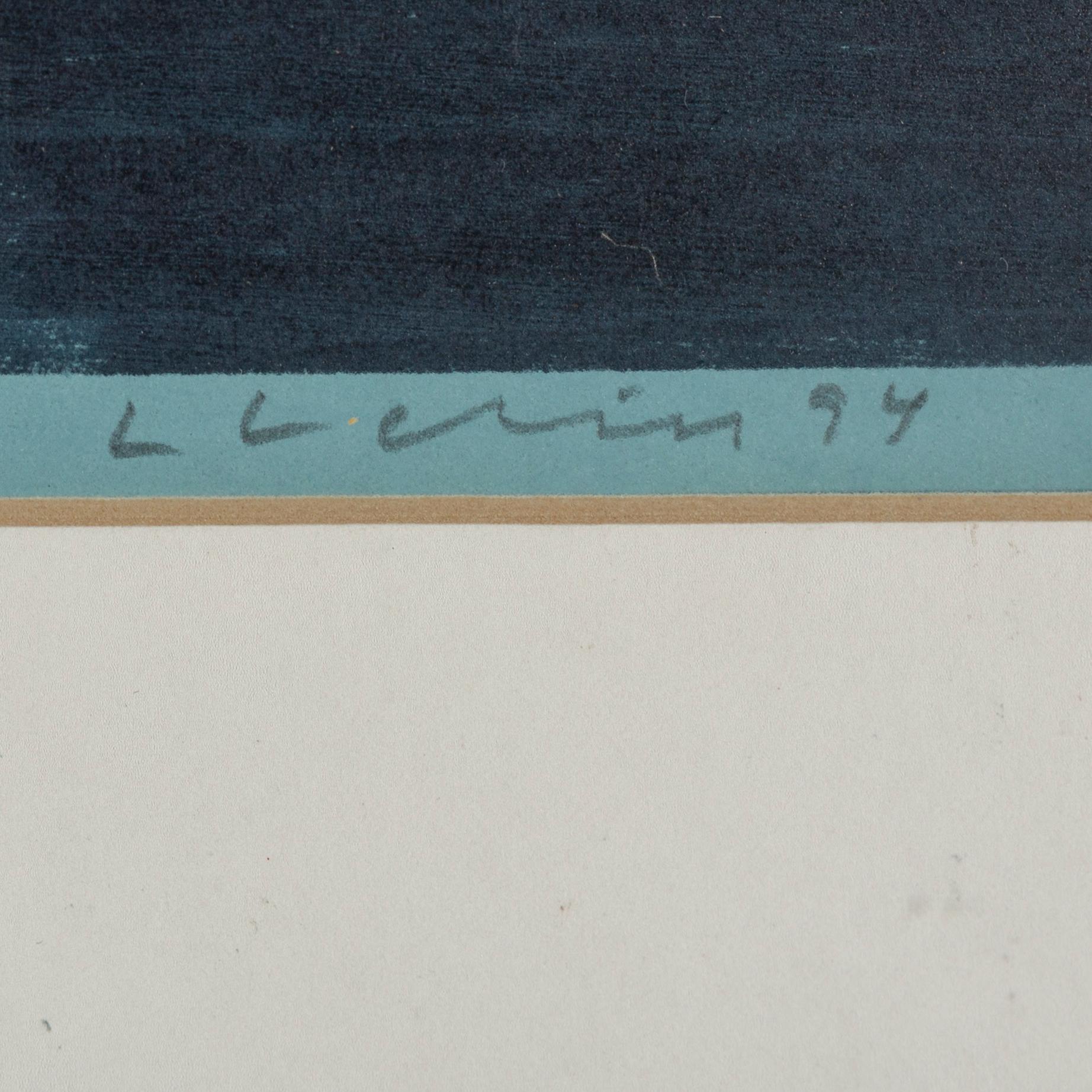 LARS LERIN, träsnitt, ur Mostrarnas tid, signerat och daterat -94. Numrerat 1/15 e.t.