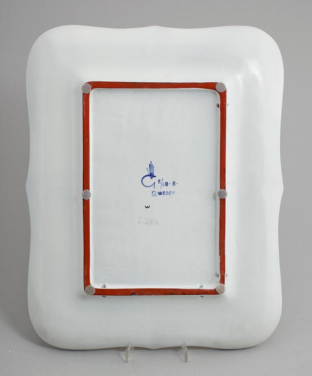 SPEGEL, fajans, Stig Lindberg, Gustavsbergs studio.