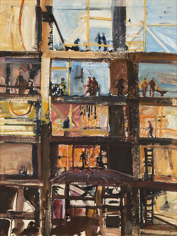 Sven Holm, Construction Site.