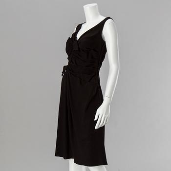 A black dress by Prada.