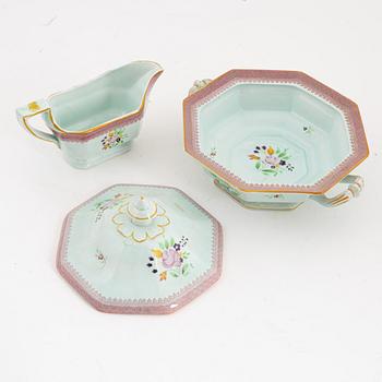 An 116-piece 'Calyx Ware' ironstone service, Adams, England, 20th Century.