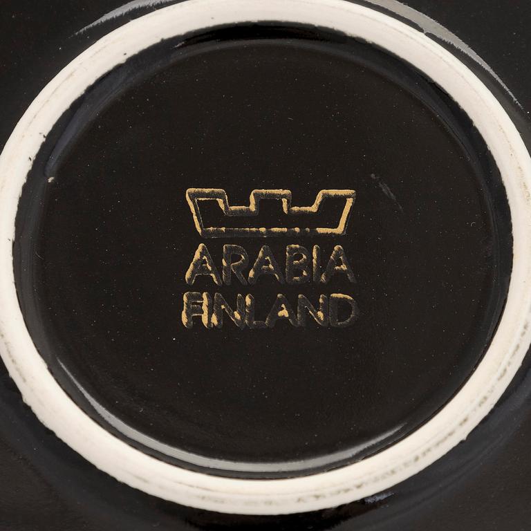 Howard Smith, A ceramic plate. Signed H Smith. Arabia, Finland.