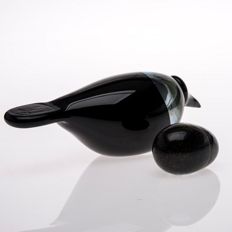 FIGURINER, 2 st, glas, signerade Toikka Nuutajärvi.