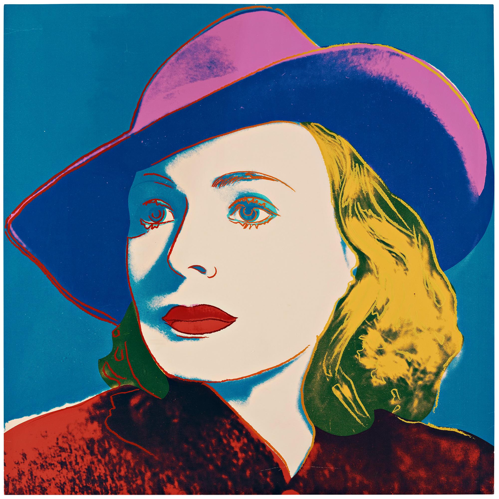 Andy Warhol, "With Hat", ur: "Three portraits of Ingrid Bergman".