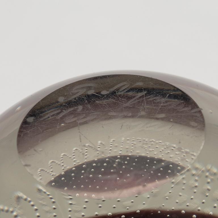 Gunnel Nyman, a model 'GN 17' vase, signed G. Nyman Nuutajärvi Notsjö -57.