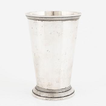 A Swedish silver beaker, mark of Carl Fredrik Carlman, Stockholm 1945.