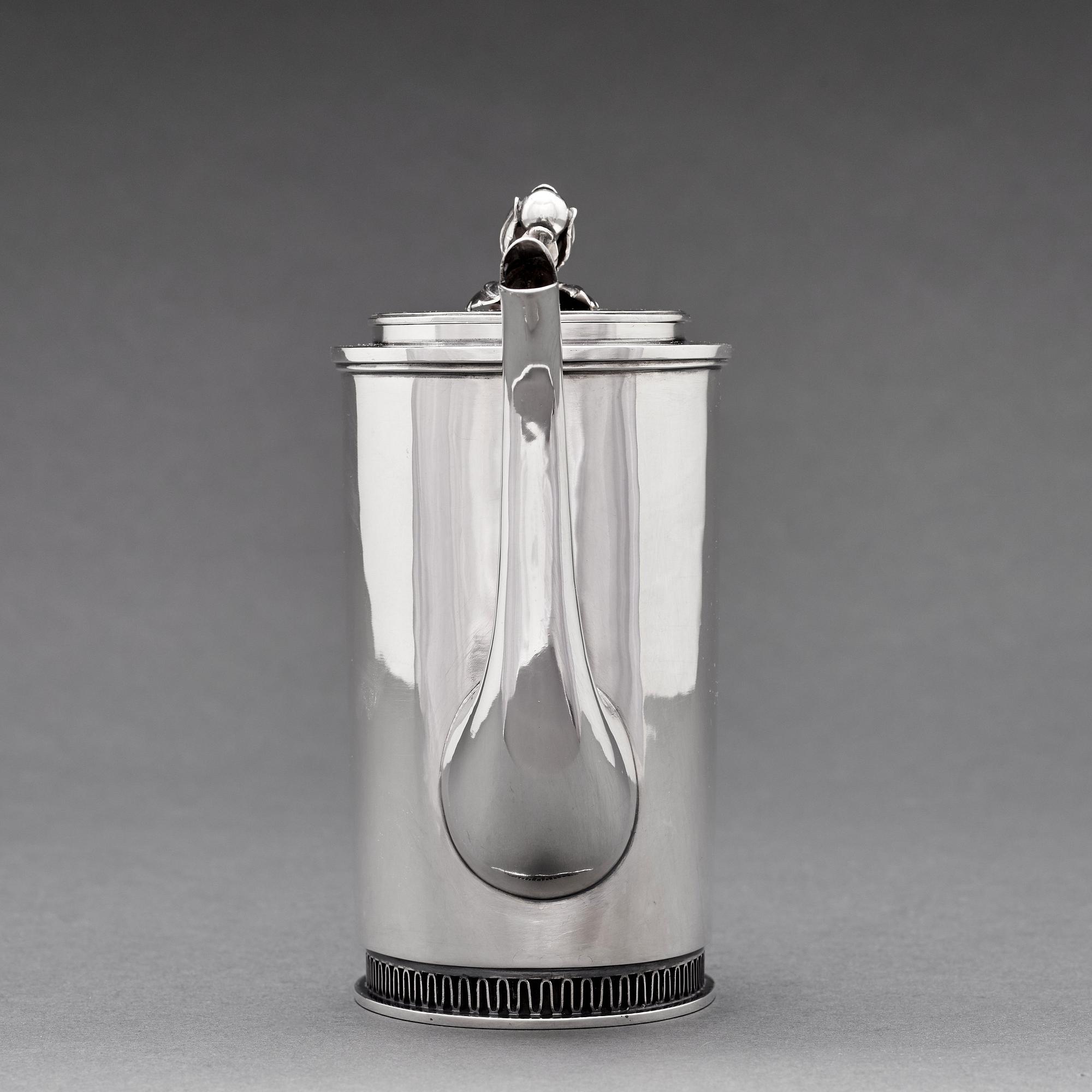 Carl Fredrik Carlman, a 3 pieces coffee service, Stockholm 1967.