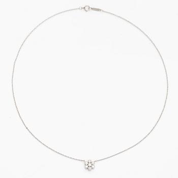 Tiffany & Co, kaulakoru, "Garden Flower", platinaa ja briljanttihiottuja timantteja.