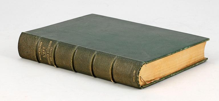 BOK, "L ´Art dans la Décoration exterieure des Livres" av Octave Uzanne, numr 493/1060, Paris 1898.